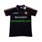 Camisolas de futebol Manchester United Beckham 7 Retro Equipamento 3ª 1998-1999 Manga Curta
